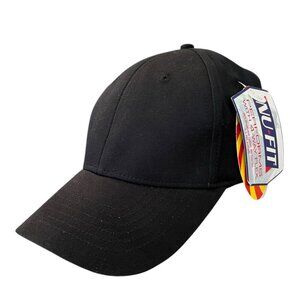 Nu Fit Performance Black 4 Way Flex Fit Baseball Cap L XL Cap NWT Redicurv Bill